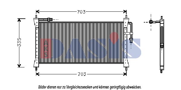 AKS DASIS Lauhdutin, ilmastointilaite 372100N